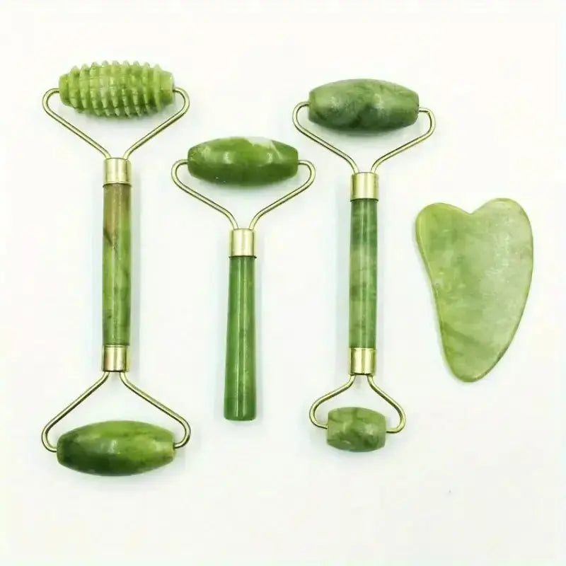 Massaggiatore viso in pietra di giada Derma Èssence