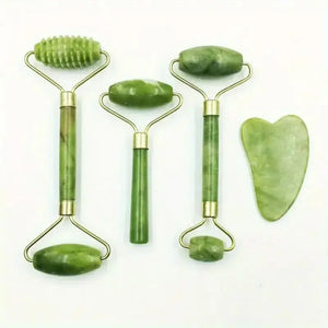 Massaggiatore viso in pietra di giada Derma Èssence