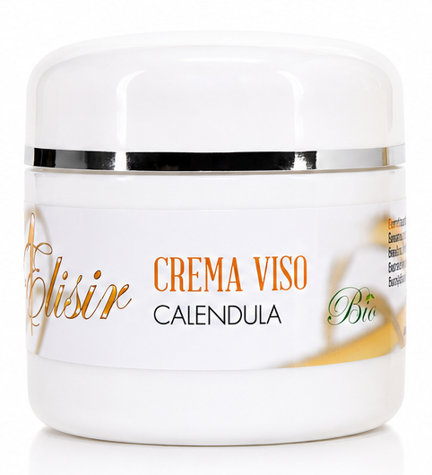 Crema viso alla Calendula 50ml. Crema viso Naturale BIO Vegana