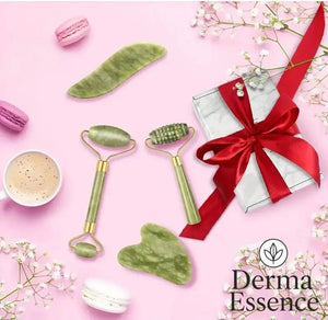 Massaggiatore viso in pietra di giada Derma Èssence