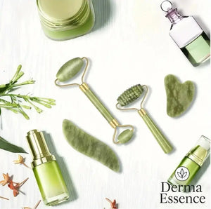 Massaggiatore viso in pietra di giada Derma Èssence