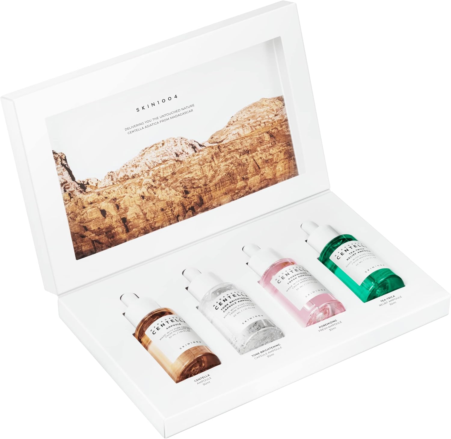 Centella Madagascar Ampoule Kit (4 pezzi)