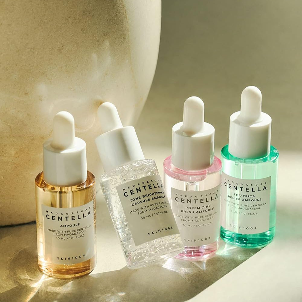 Centella Madagascar Ampoule Kit (4 pezzi)